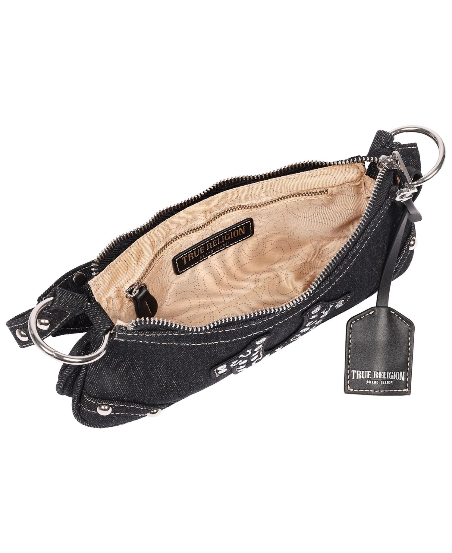 Horseshoe Denim shoulder bag