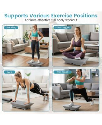Vibration Plate Exercise Machine with Gravity Sensor for Home