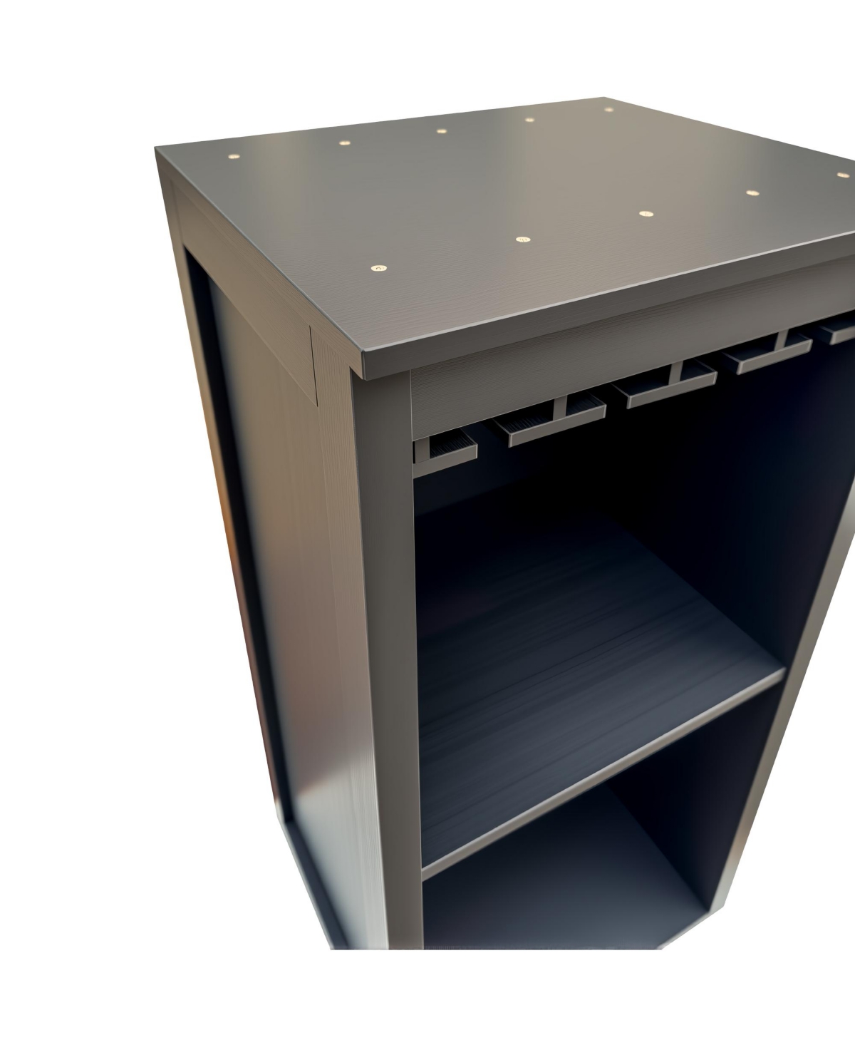 Flynama Bar Cabinet with 5 Cabinets Finish