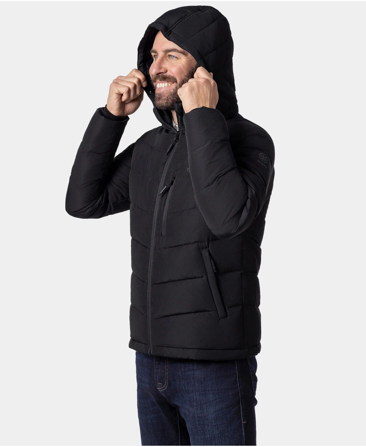 Men's 4-Zone Heated Down Jacket