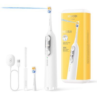 NEOS II Electric Toothbrush with Water Flosser, Sonic Electric Toothbrush for Adults, Cordless Water Flosser for Travel