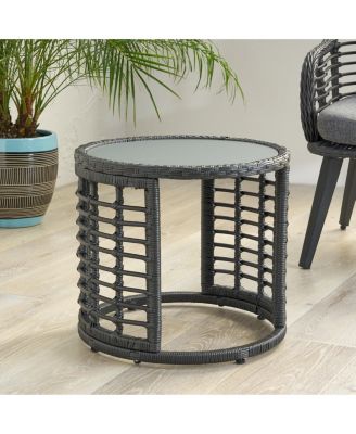 Outdoor Side Table, Compact Patio & Balcony Accent