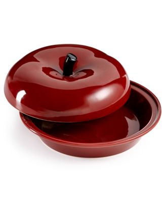 Martha Stewart Collection - Ceramic Apple Pie Keeper