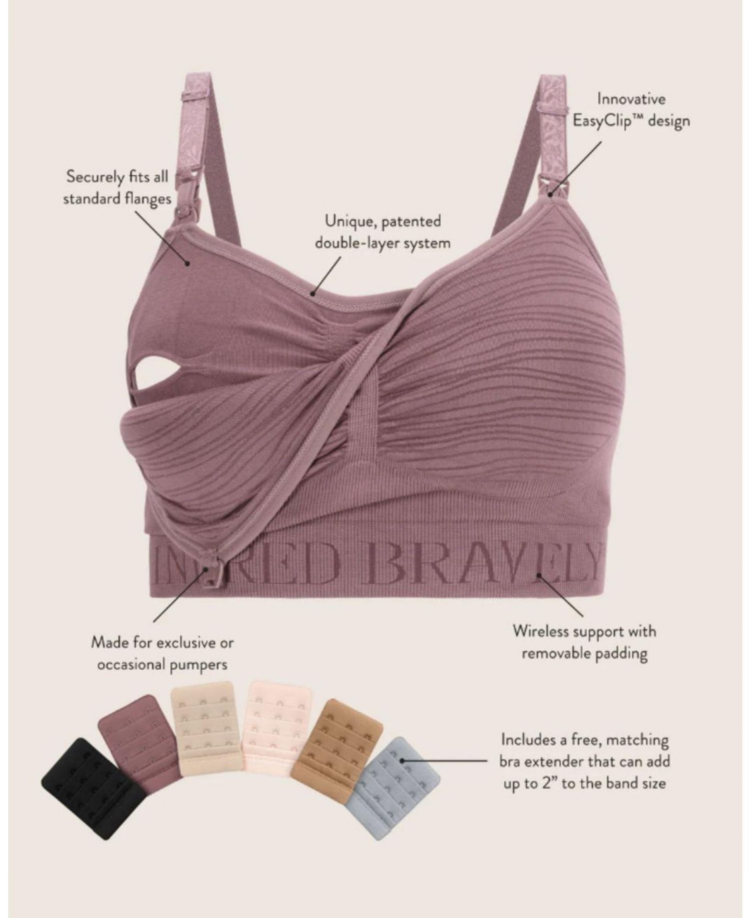 Maternity Sublime Hands-Free Pumping & Nursing Bra - Fits 30B-36D