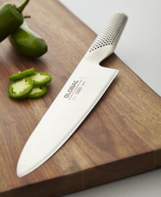 Global G-61 Hollow Ground 8 Chefs Knife