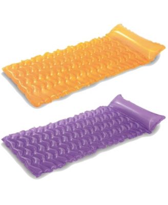 Tote-n-float Wave Inflatable Air Mat