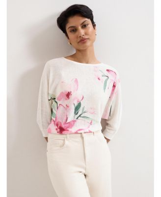 Women's Lorelei Boatneck Floral Jumper