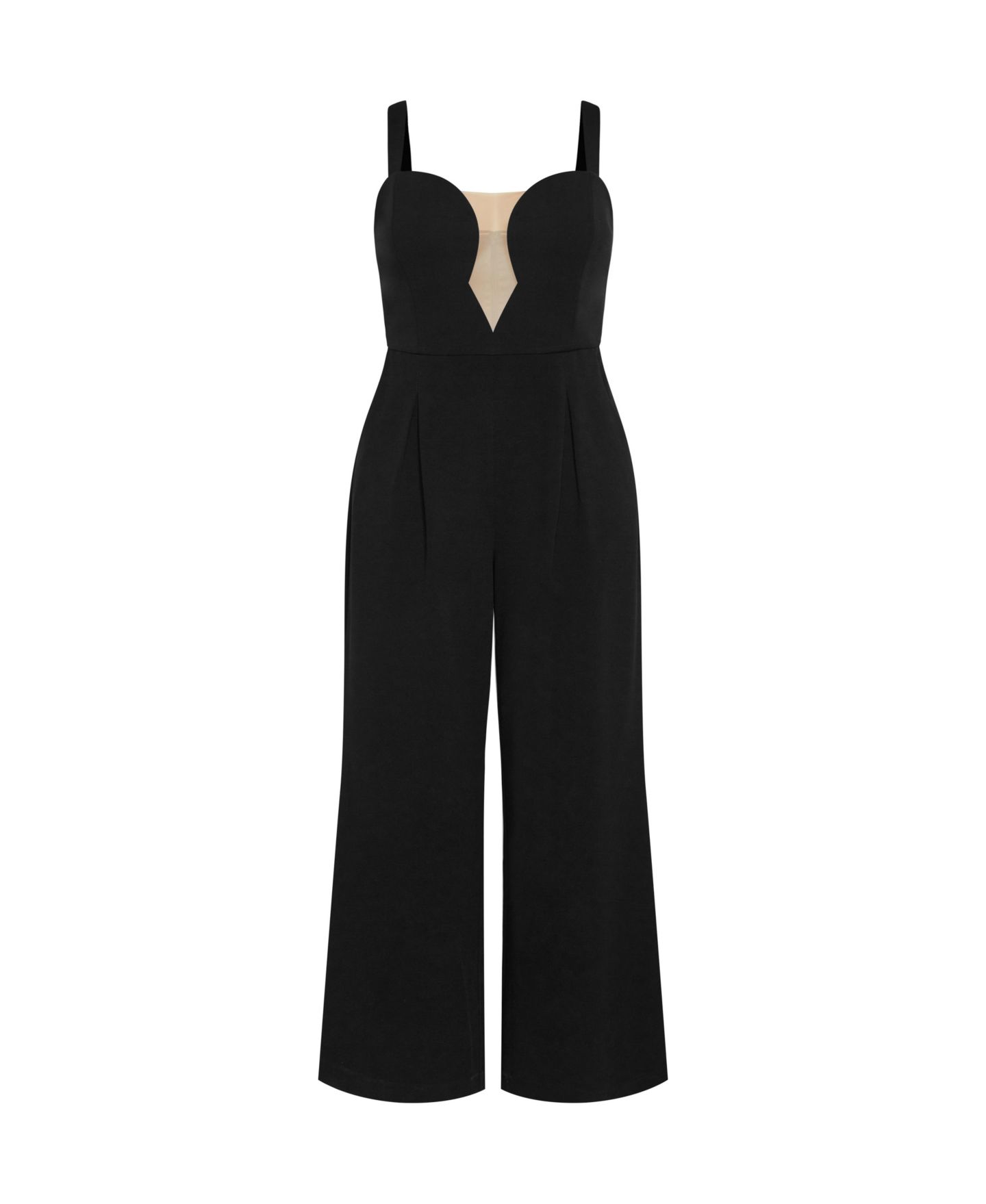 Женский комбинезон CITY CHIC Flaunt It Jumpsuit, цвет: Чёрный — фото 4