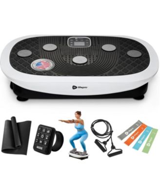 Rumblex Plus 4D Vibration Plate Exercise Machine – Triple Motor Full Body Vibrating Plate for Weight Loss & Lymphatic Drainage