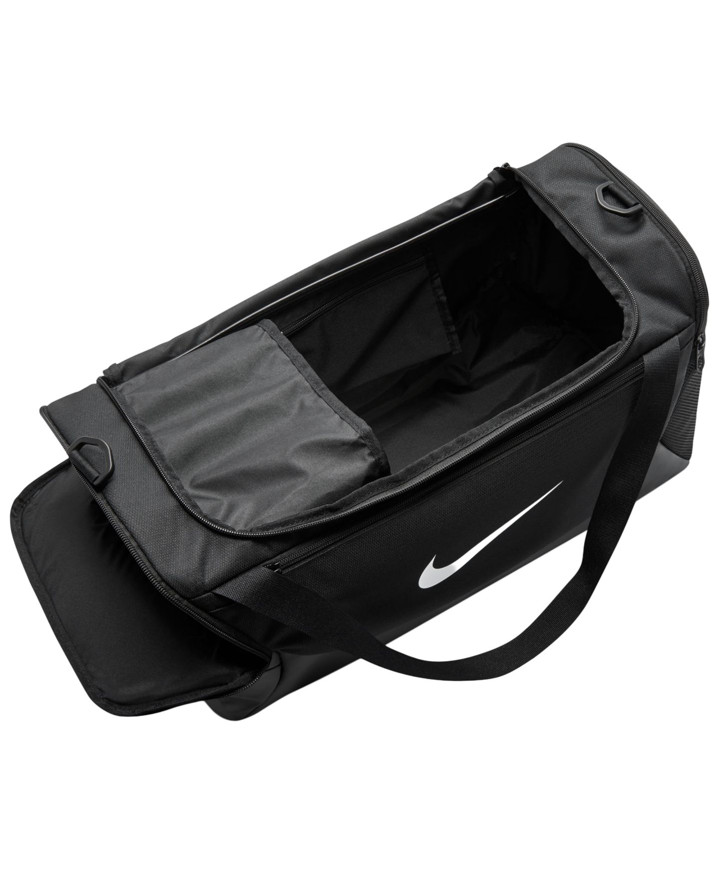 Мужская сумка Nike Brasilia Training Duffel, цвет: Чёрный / Белый — фото 5
