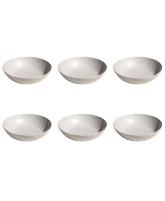 Melamine 6-Pc. Low Bowls, Service For 6