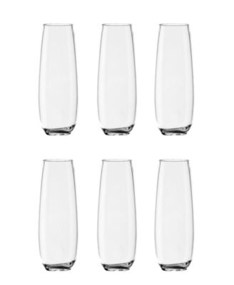 Montana Tritan Stemless Flute, 10 Oz.,Tritan Acrylic,Set Of 6