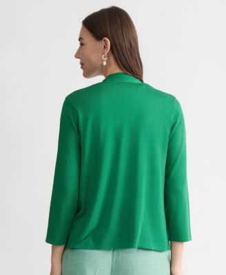 Women's Self Edge A-Line Cardigan, Regular & Petite