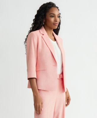 Women's 3/4-Sleeve Cuffed Blazer
