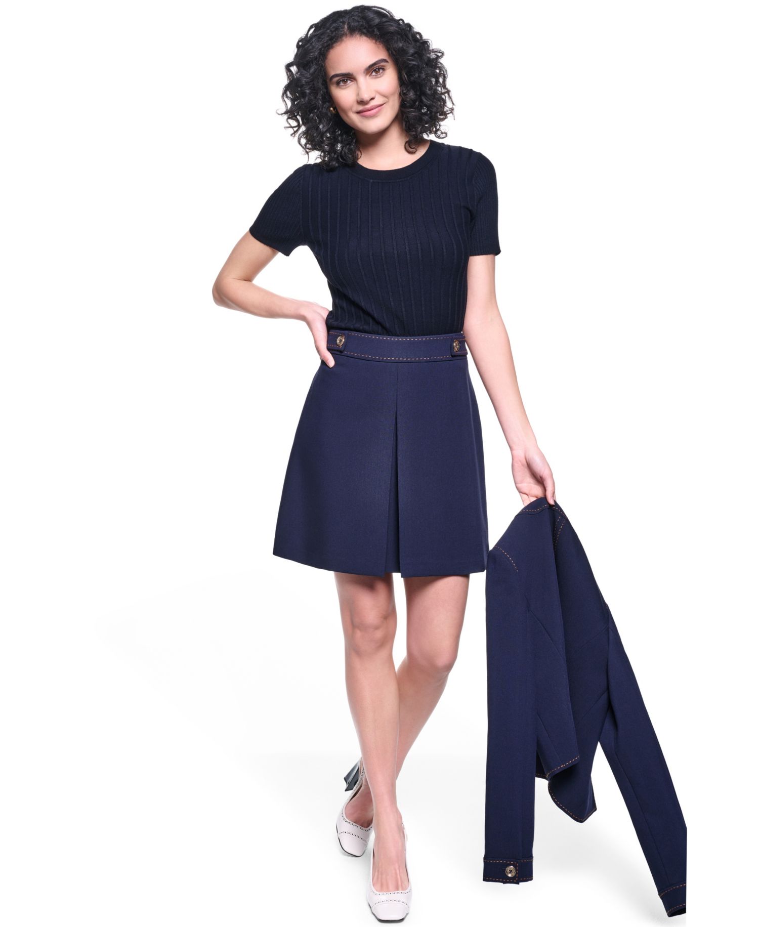 Women's Invisible Zipper Mini Skirt