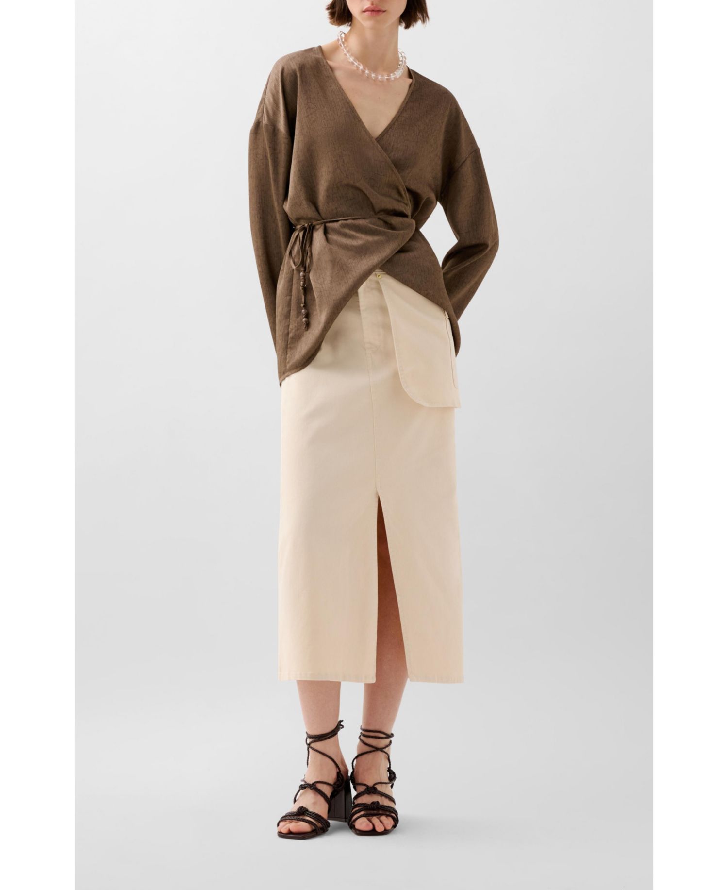 Women's Denim Pocket Skirt