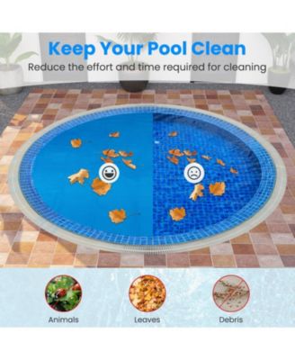 12 ft x 30 in Above Ground Pool Set with Solar Cover