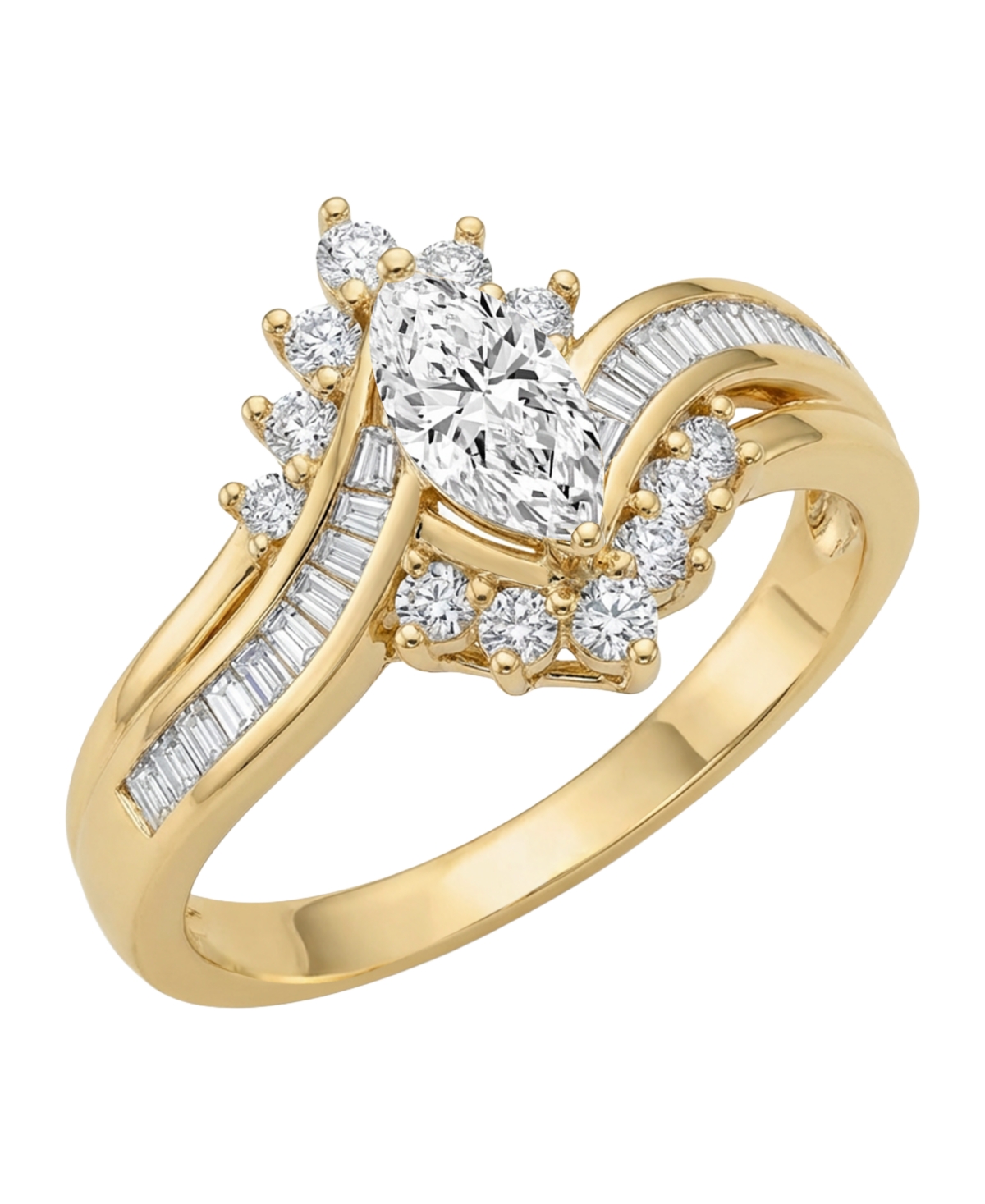 Macy's Diamond (3/4 ct. t.w.) Ring in 14k Yellow Gold