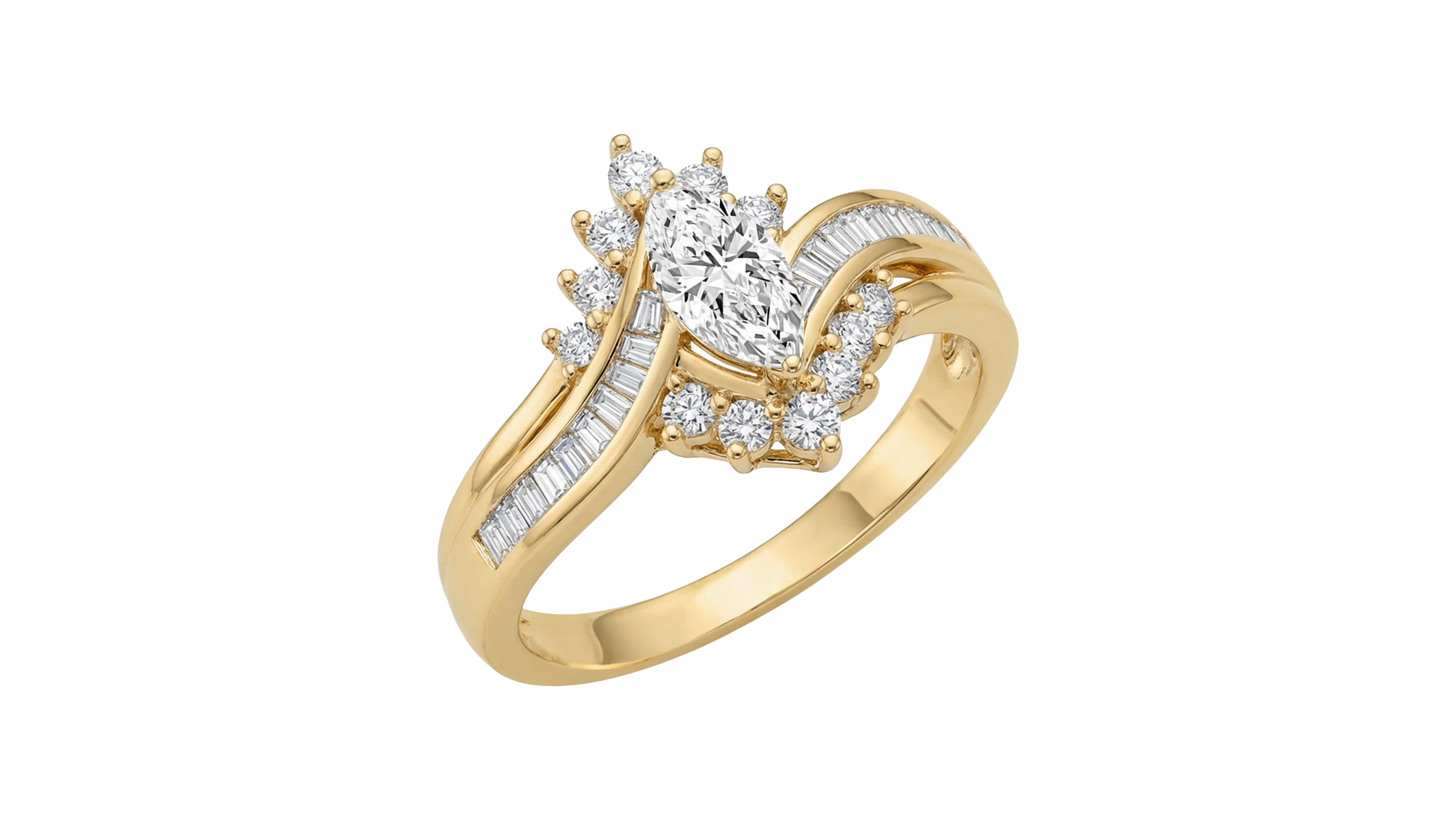 Macy's Diamond (3/4 ct. t.w.) Ring in 14k Yellow Gold