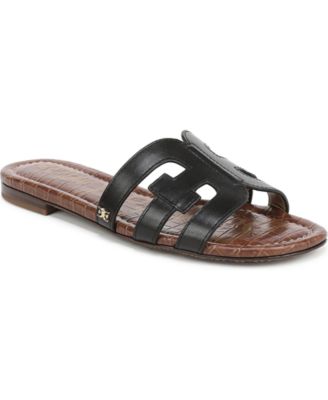Bay Slip-On Flat Leather Casual Sandals