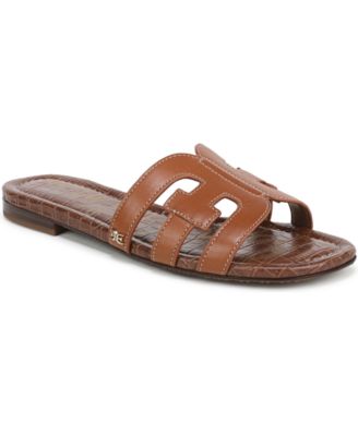 Bay Slip-On Flat Leather Casual Sandals