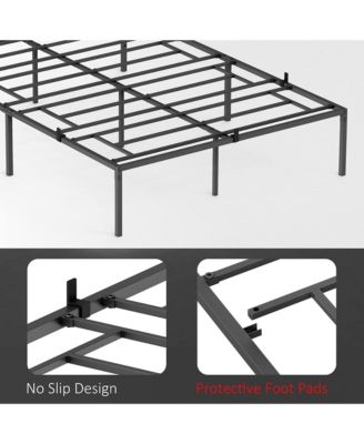 6INCH FULL Heavy Duty Metal Bed Frame - Platform Bed with Ample Under-Bed Storage, No Box Spring Needed, No Noise, Easy Assembly