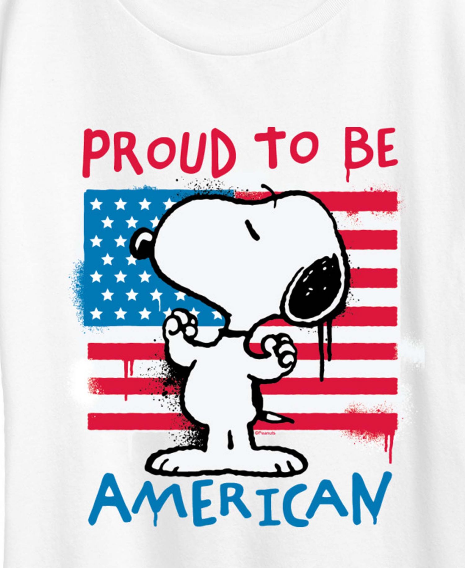 Plus Size Peanuts Snoopy Street USA Short-Sleeve Graphic T-Shirt