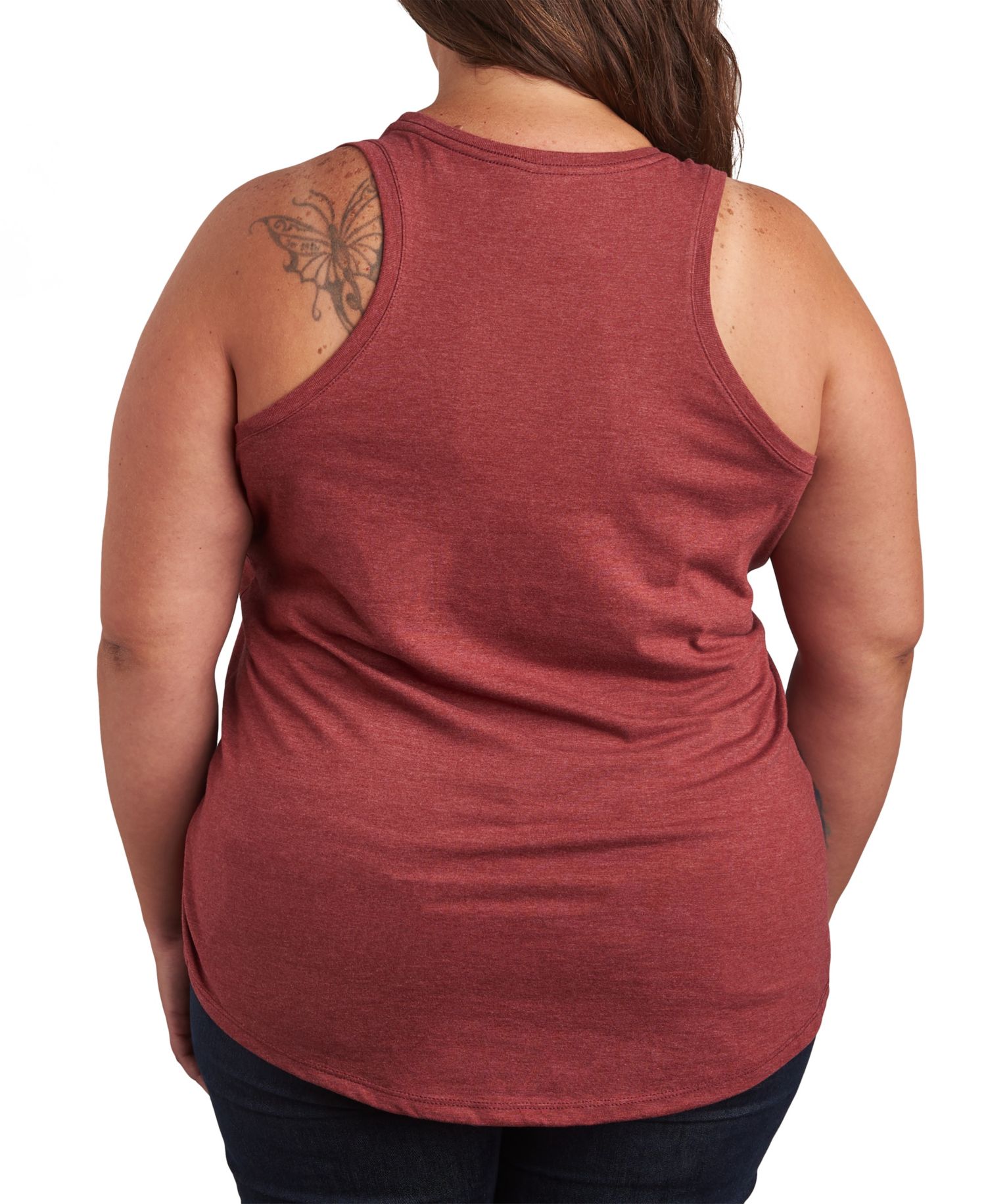 Plus Size Instant Message Fiesta Today Siesta Tomorrow Racerback Graphic Tank Top