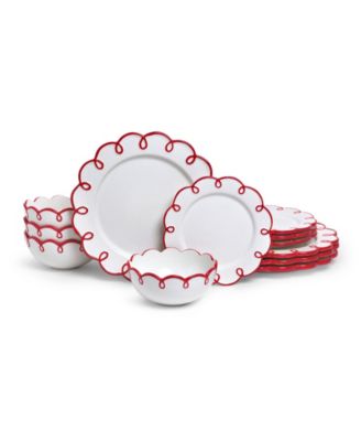 Splash of Cheers 12-Piece Dinnerware Set, Service For 4