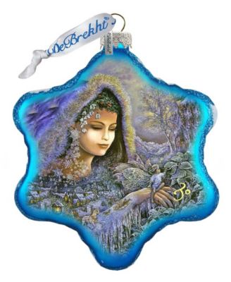 Winter Goddess Glass Ornament Holiday Splendor