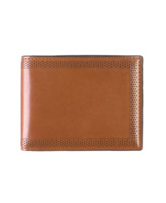 Men's Perforated Edge Billfold Wallet