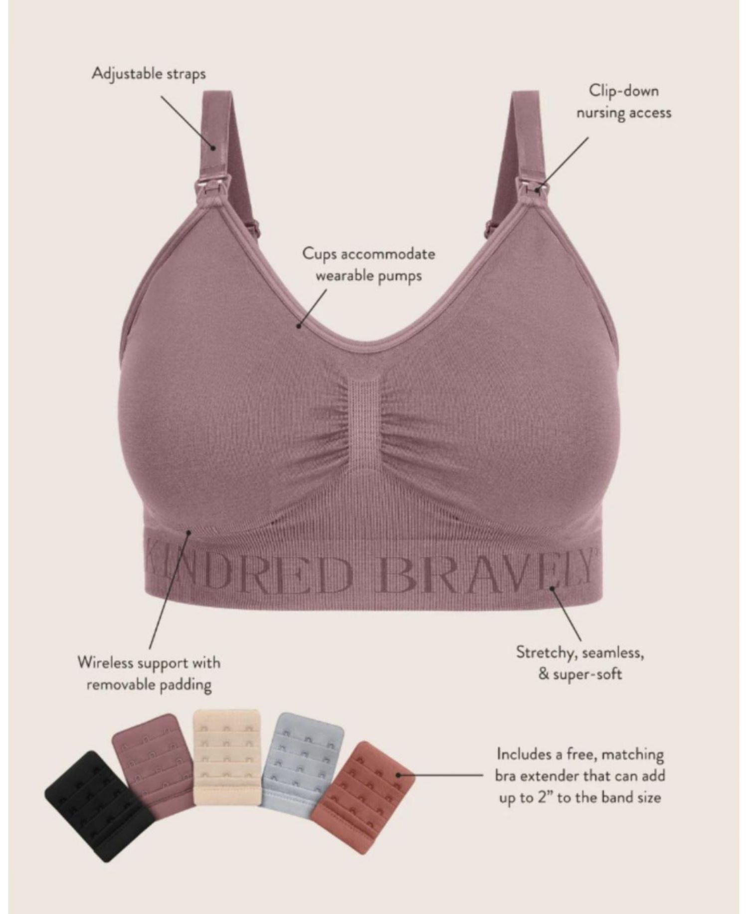 Maternity Sublime Nursing Bra - Fits 30B-40D