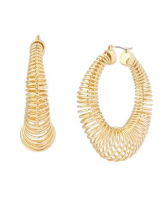 Robert Lee Morris Soho Gold Coiled Hoop Earrings - Gold 51$