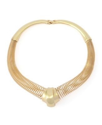 Robert Lee Morris Soho Gold Coiled Wire Collar Necklace - Gold