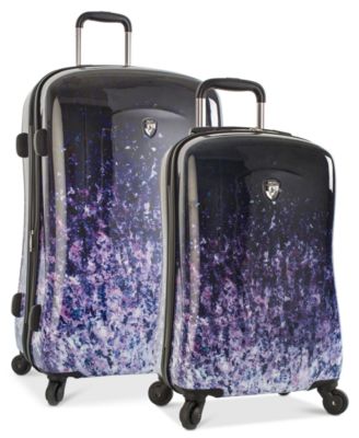 ombre hard shell suitcase