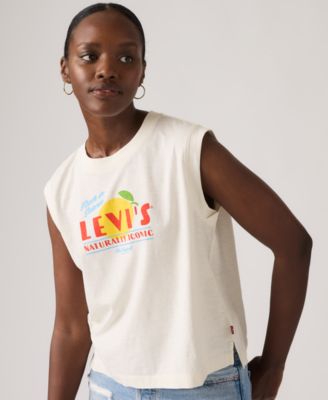 Women's Boxy Crew Neck Tank Top