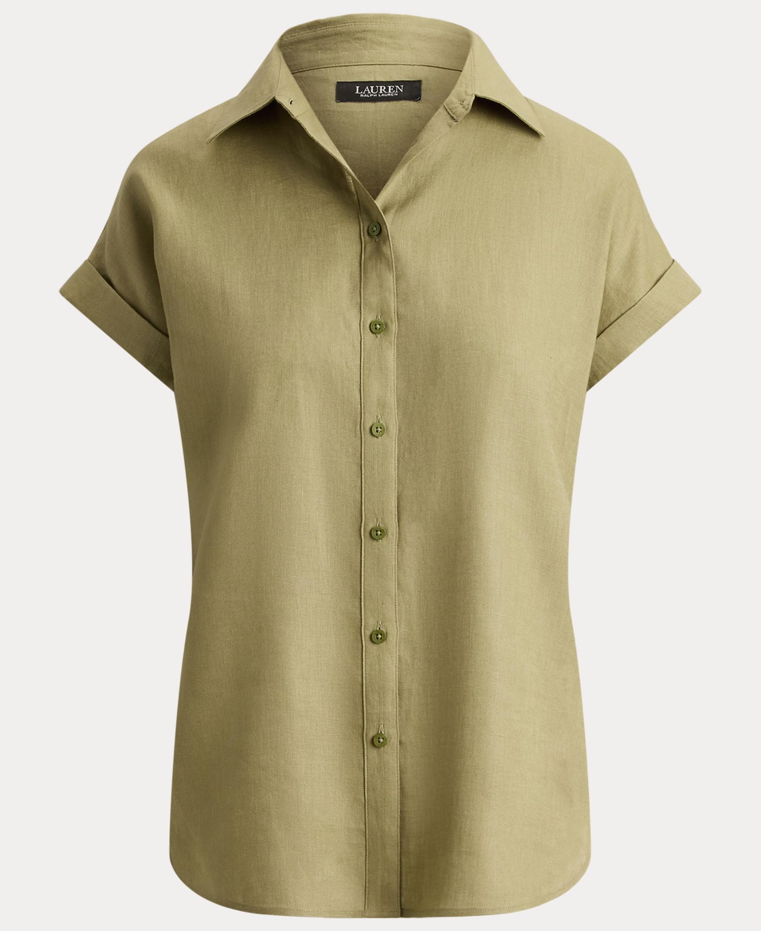 Dolman-Sleeve 100% Linen Shirt