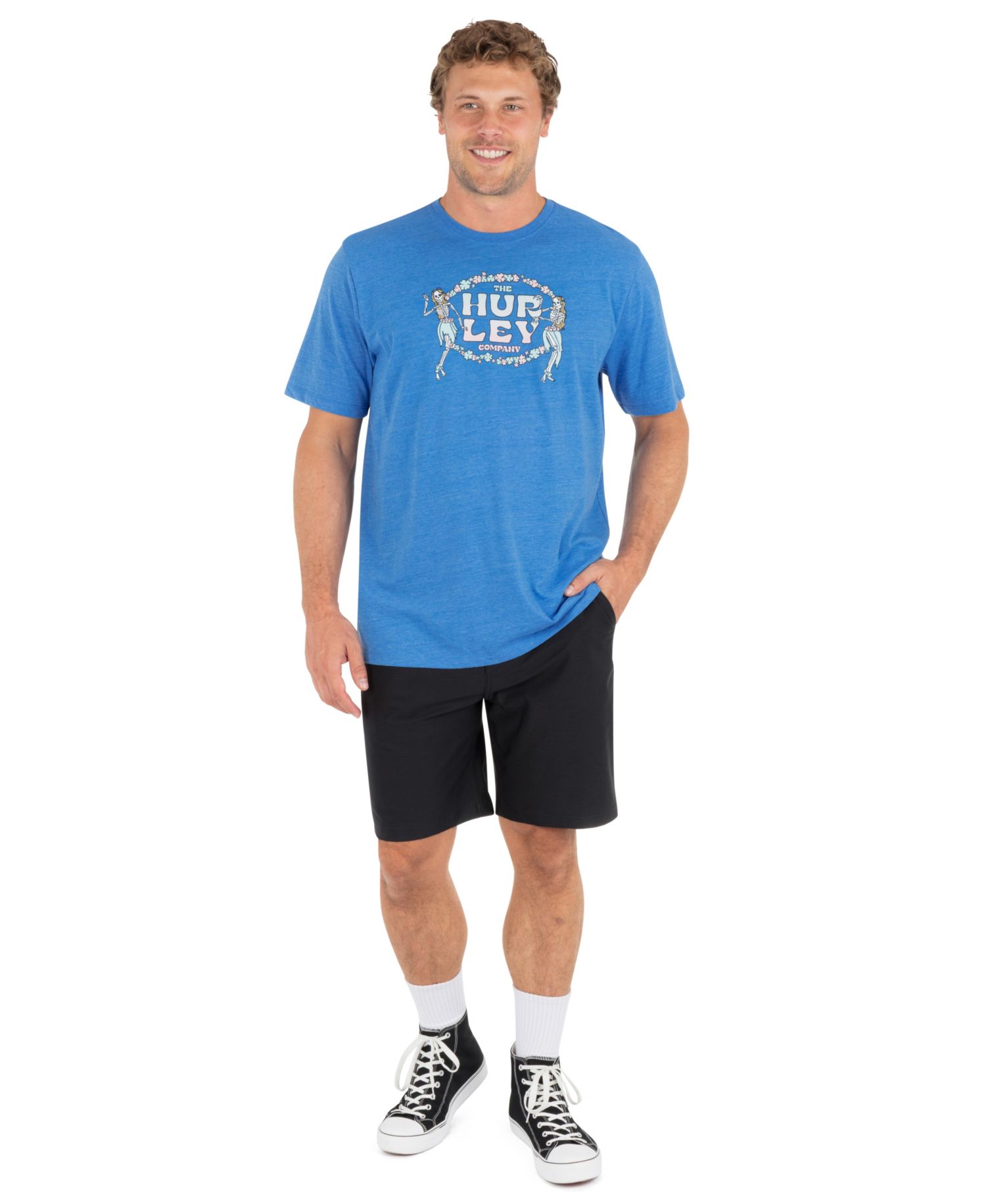 Men's Skull Dancing Short-Sleeve T-Shirt