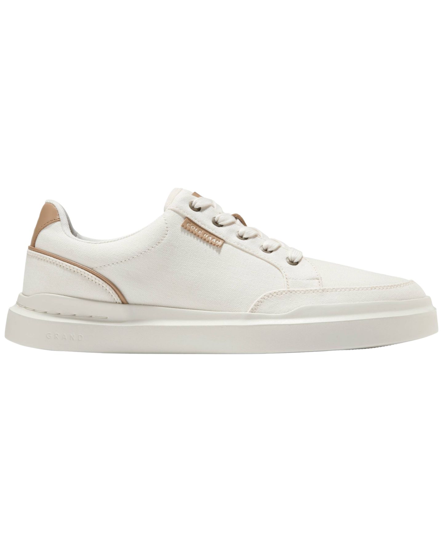 Мужские кроссовки Cole Haan GrandPro Yacht Lace-Up, цвет: Слоновая кость песочный — фото 2