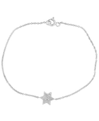 Diamond (1/5 ct. t.w.) Bracelet in 14k White Gold