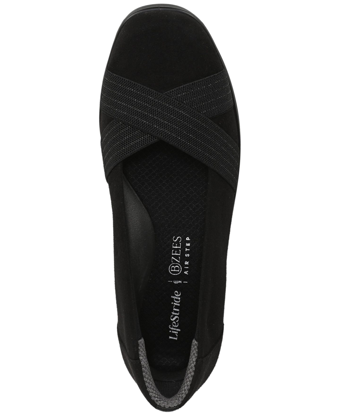 Женские балетки LifeStride Fairleigh Slip-On Flats, цвет: Чёрный — фото 4