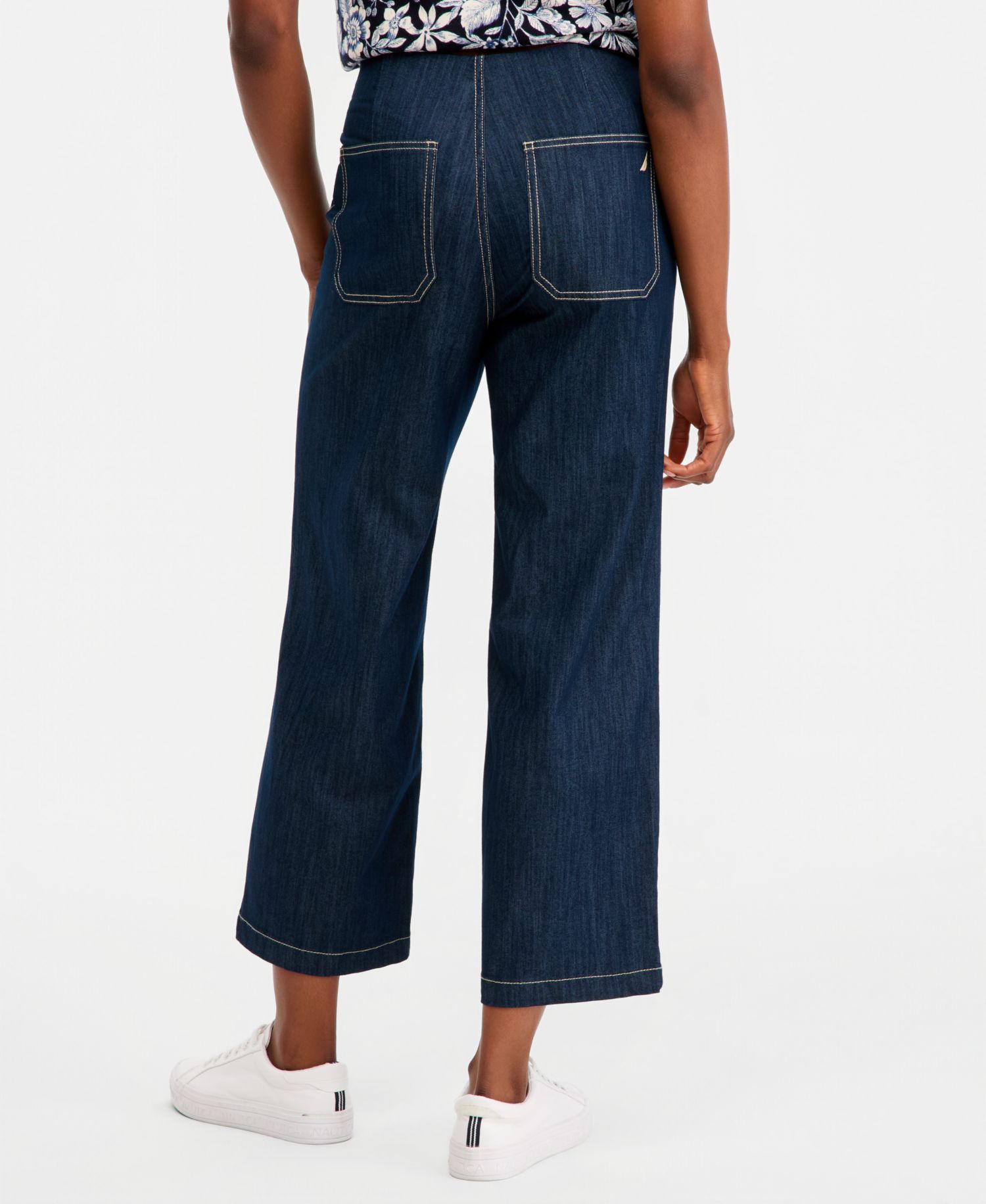 Women's No-Waistband Straight-Leg Jeans