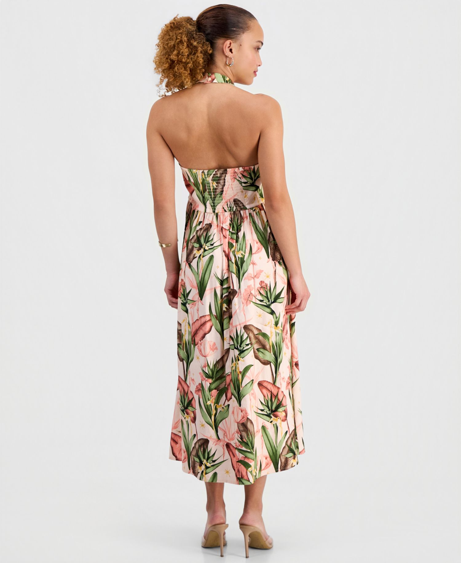 Petite Halter Midi Dress