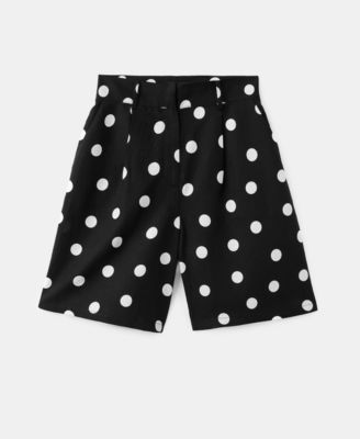 Women's Lyocell Polka Dot Shorts