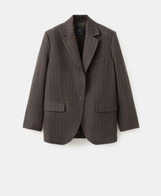 Women's Pinstripe Suit Blazer