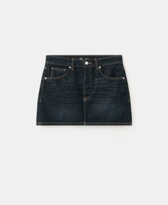 Women's Low-Rise Denim Mini Skirt