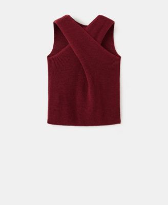 Women's Knitted Wrap Top
