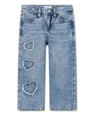 Toddler Girls' 2T-5T Low Rise Hearts Baggy Jeans