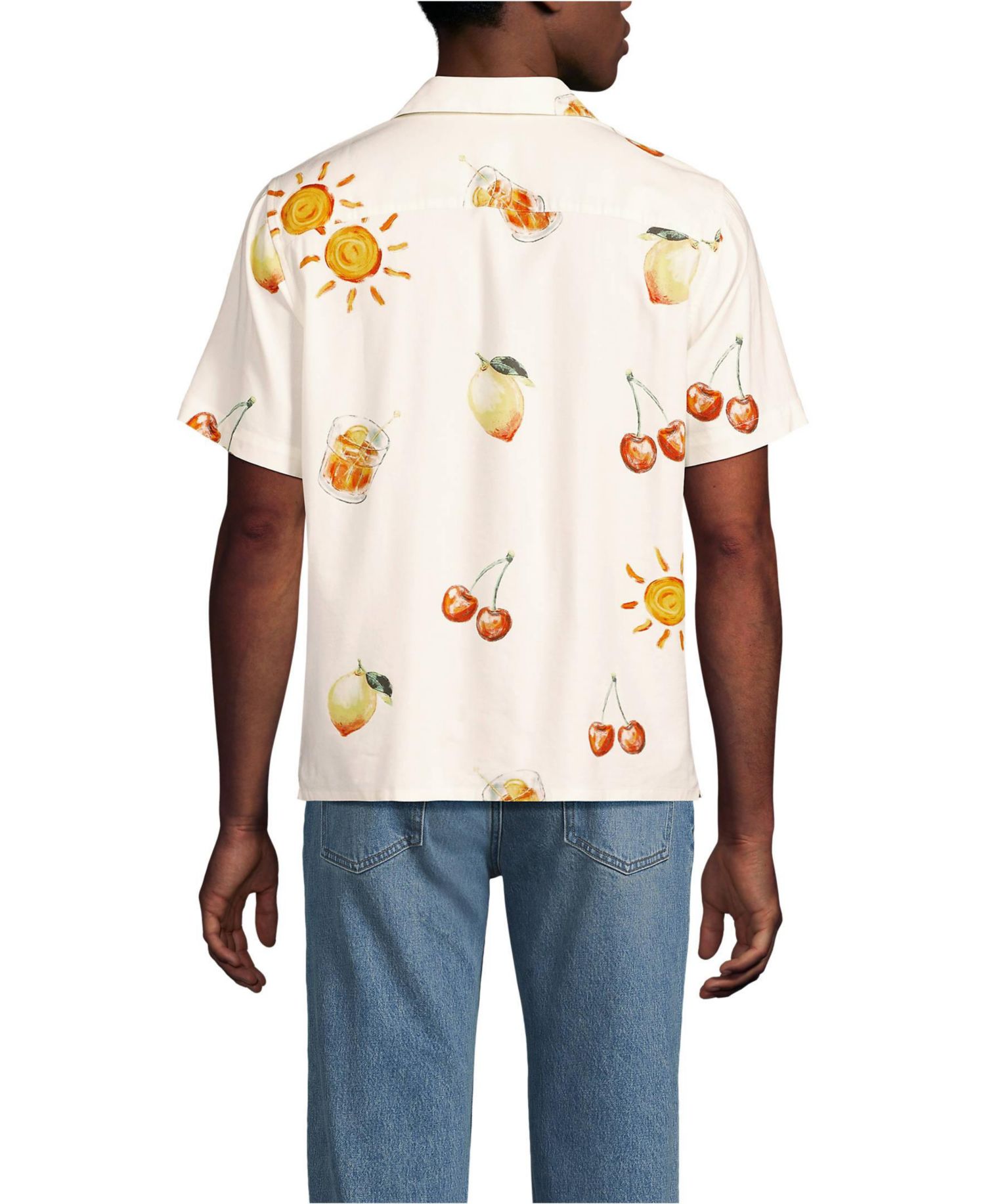 Men's Short Sleeve Camp Collar Hawaiian Shirt
