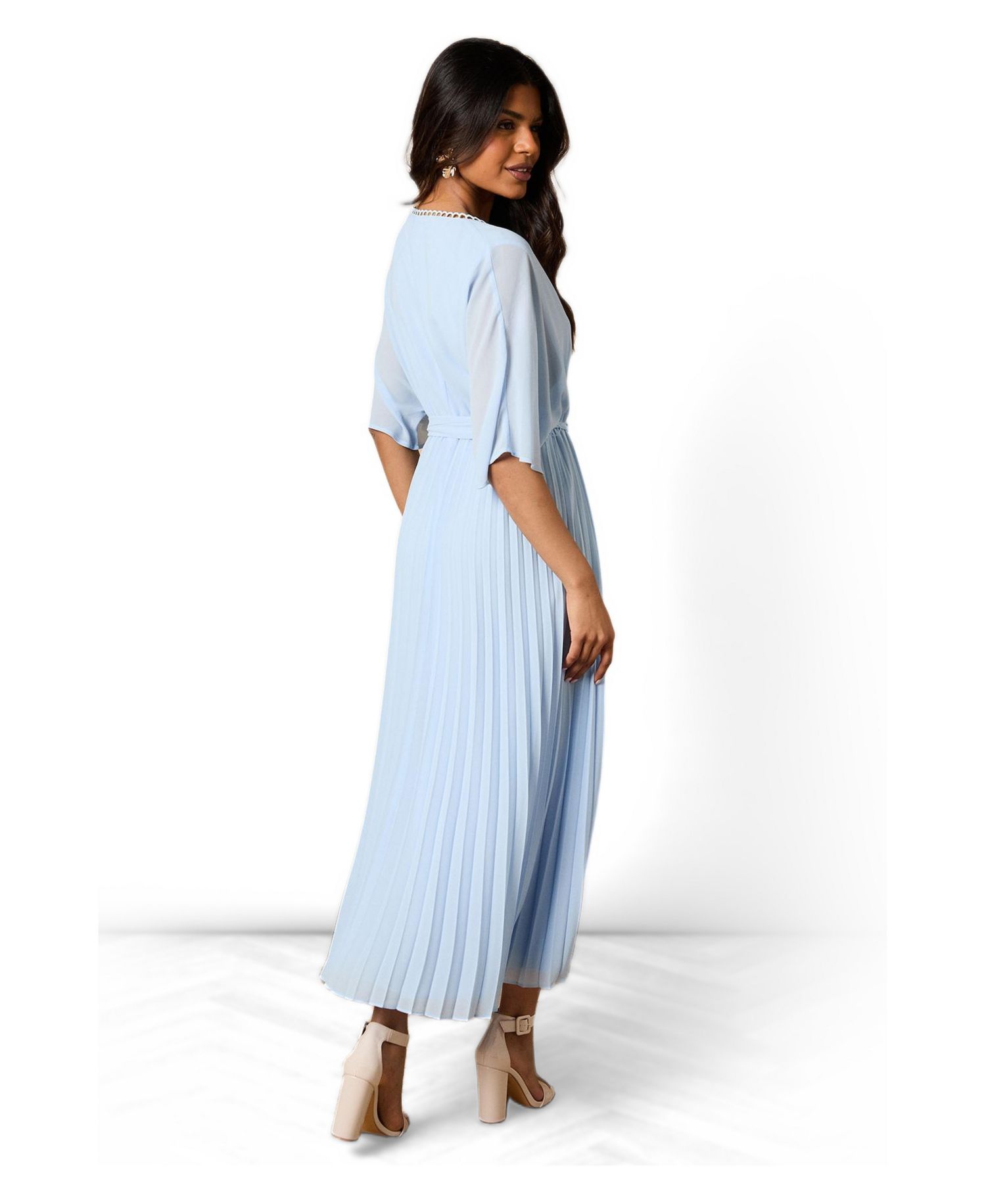 Women's Occasion Pleated Midi Dress